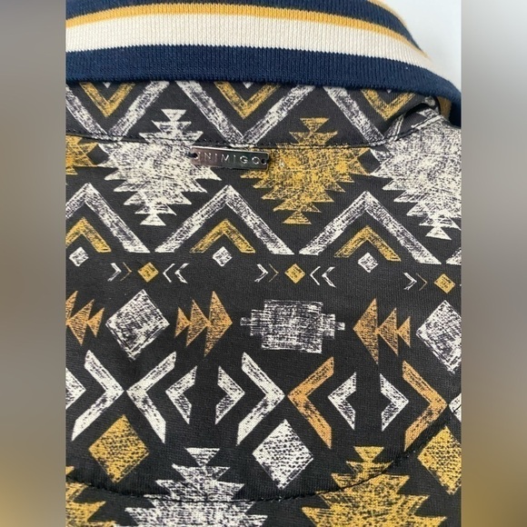 Inimigo Polo Patterned T-Shirt Men’s Size Small - Picture 3 of 5